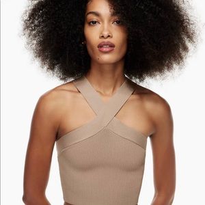 Sculpt Knit Criss Cross Tank